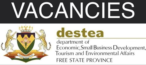 Destea vacancies 2023 3 Where vacancies have been identified to promote representativeness, the provisions of sections 15CLOSING DATE: 30 June 2023 at 16:00 NOTE: Directions to applicants: Applications must be submitted on a new Z